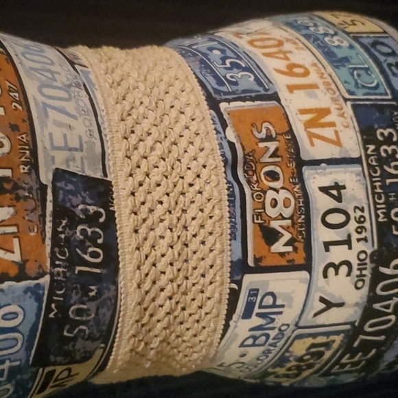 crochet FAUX LEATHER Belt - Picture 2 of 3